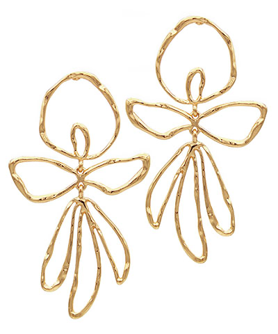 Abstract Floral Earrings