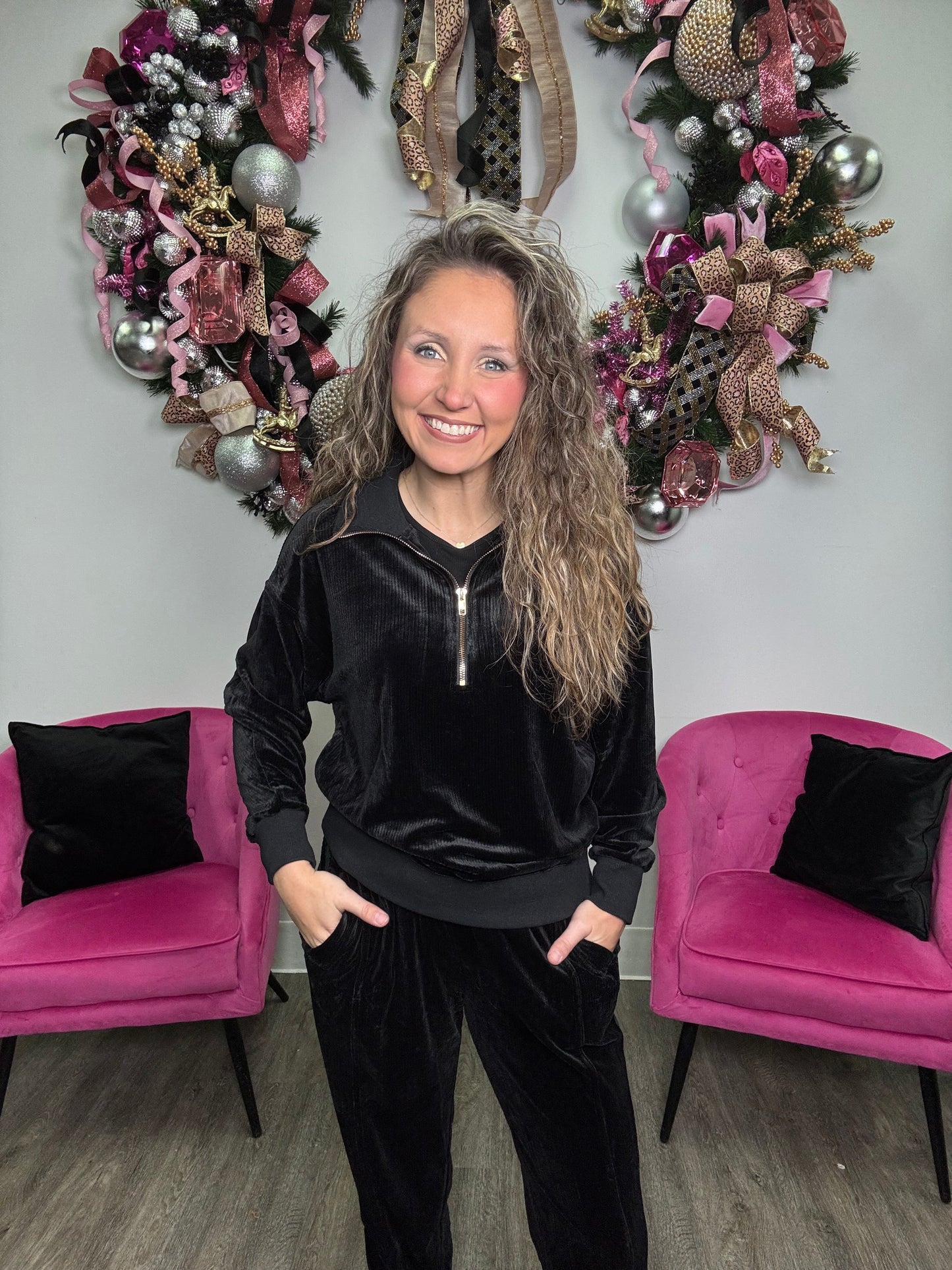 Fancy Quarter Zip Set