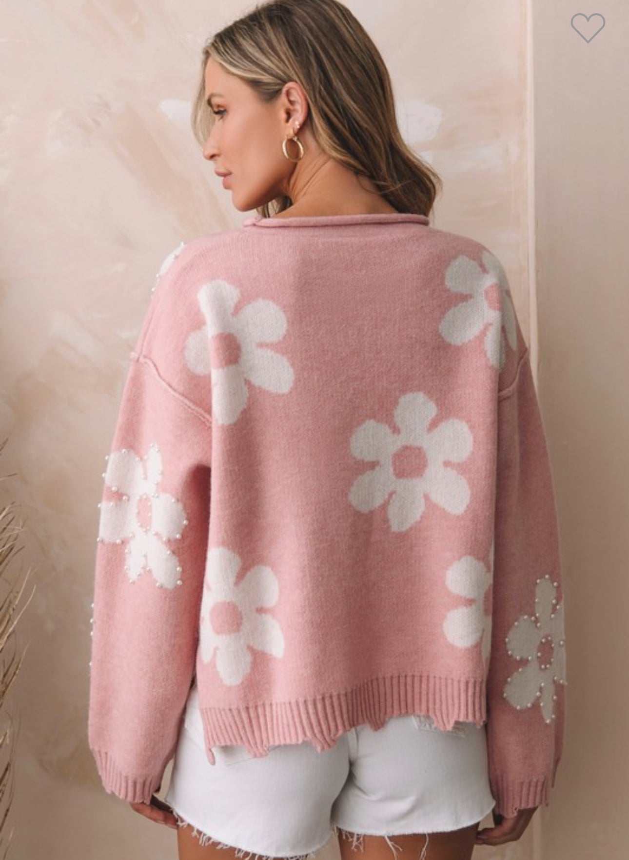 Pink and Pretty Floral Sweater