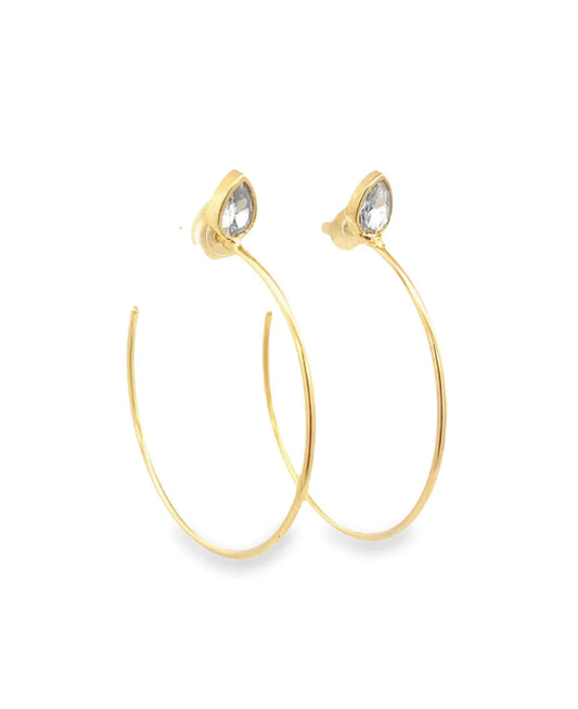 The Jenna Hoop Earrings (GD)