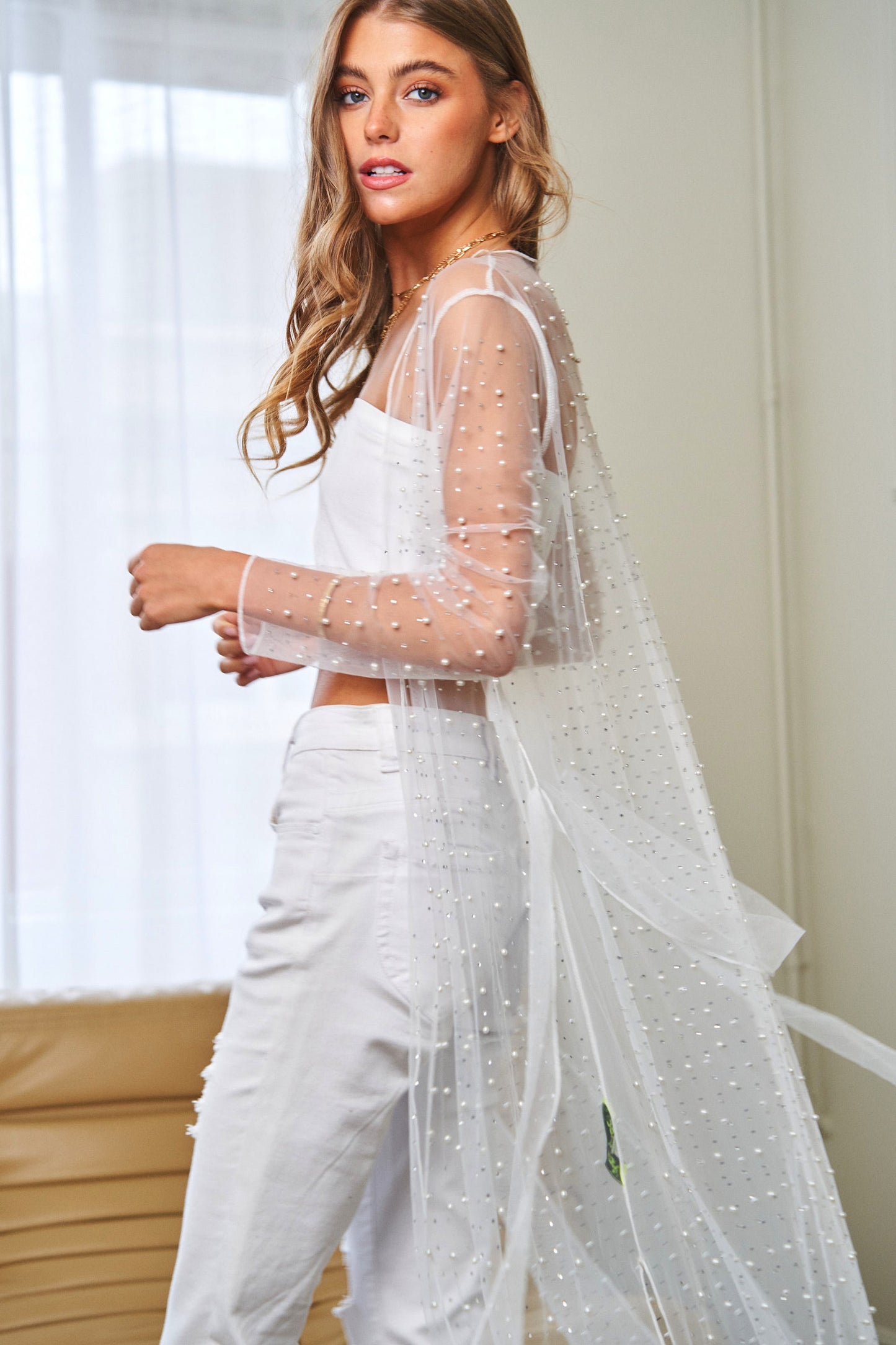Bright Lights Embellished Duster