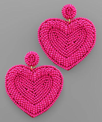 Love Story Heart Earrings