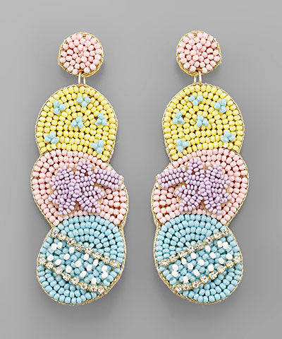 Pastel Easter Egg Earrings