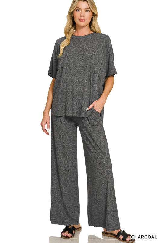 Ready to Go Ribbed Set