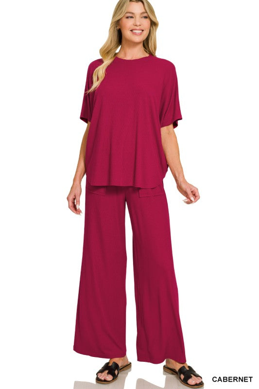 Ready to Go Ribbed Set