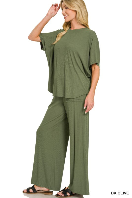 Ready to Go Ribbed Set