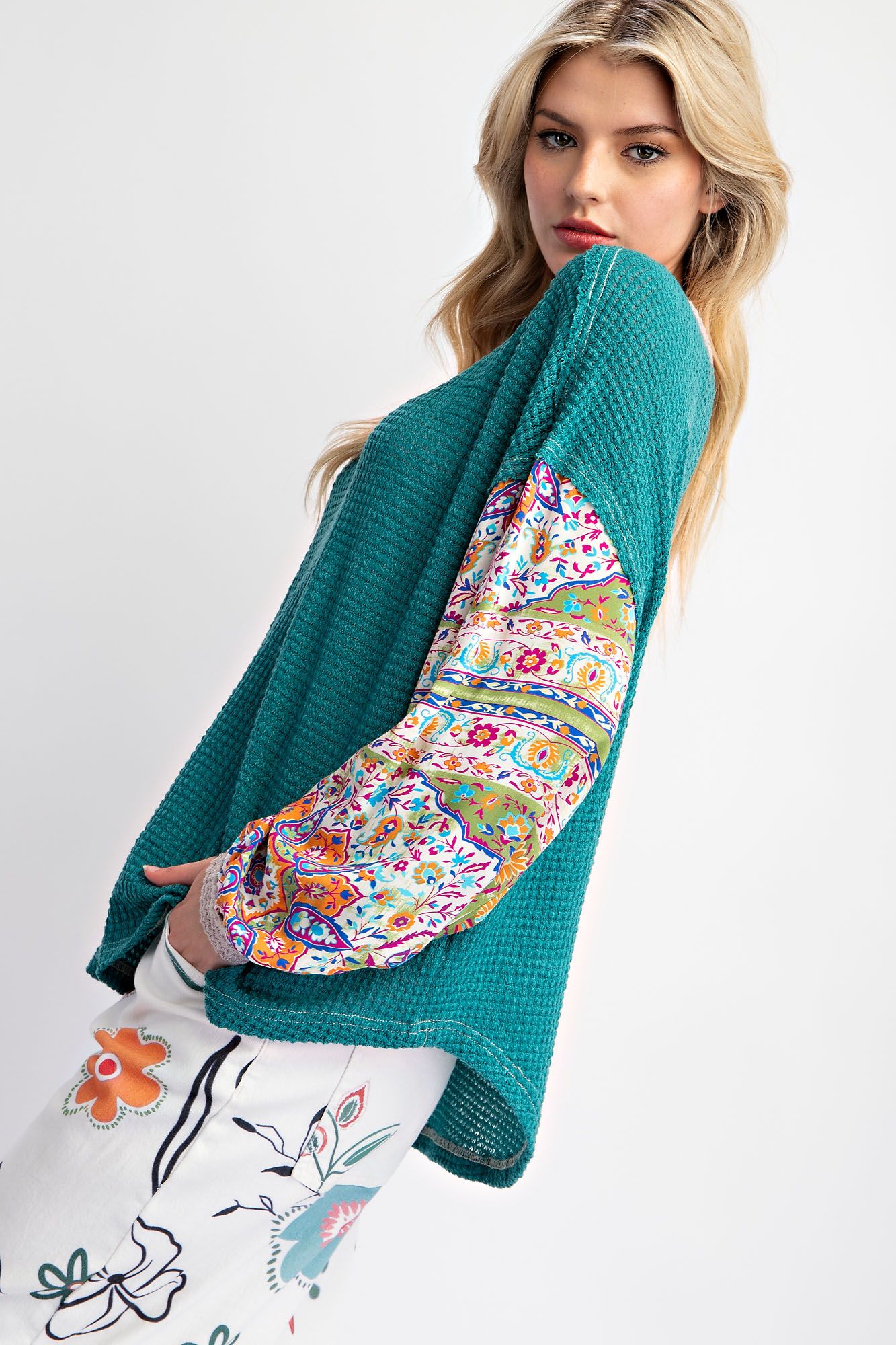 Teal Me About It Knit Top