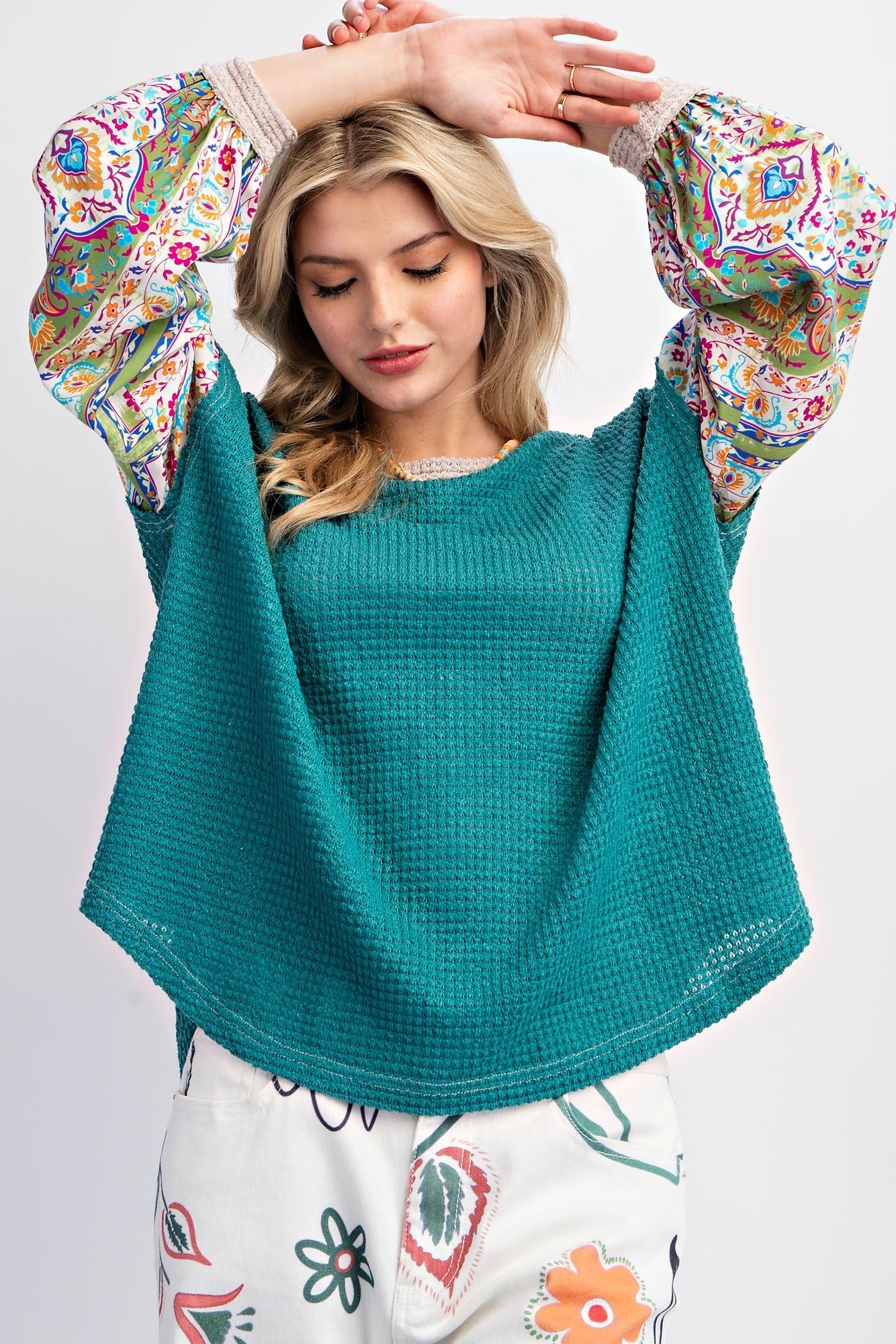 Teal Me About It Knit Top