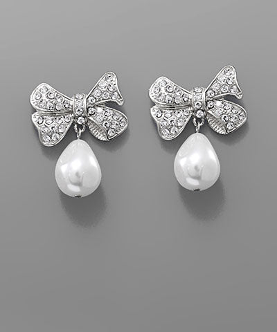Baby Bling Bow Earrings
