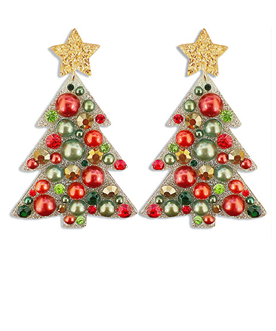 Bejeweled Tree Earrings