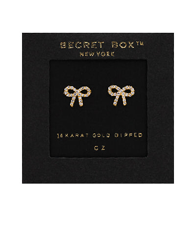 Sweet Ribbon Stud Earrings