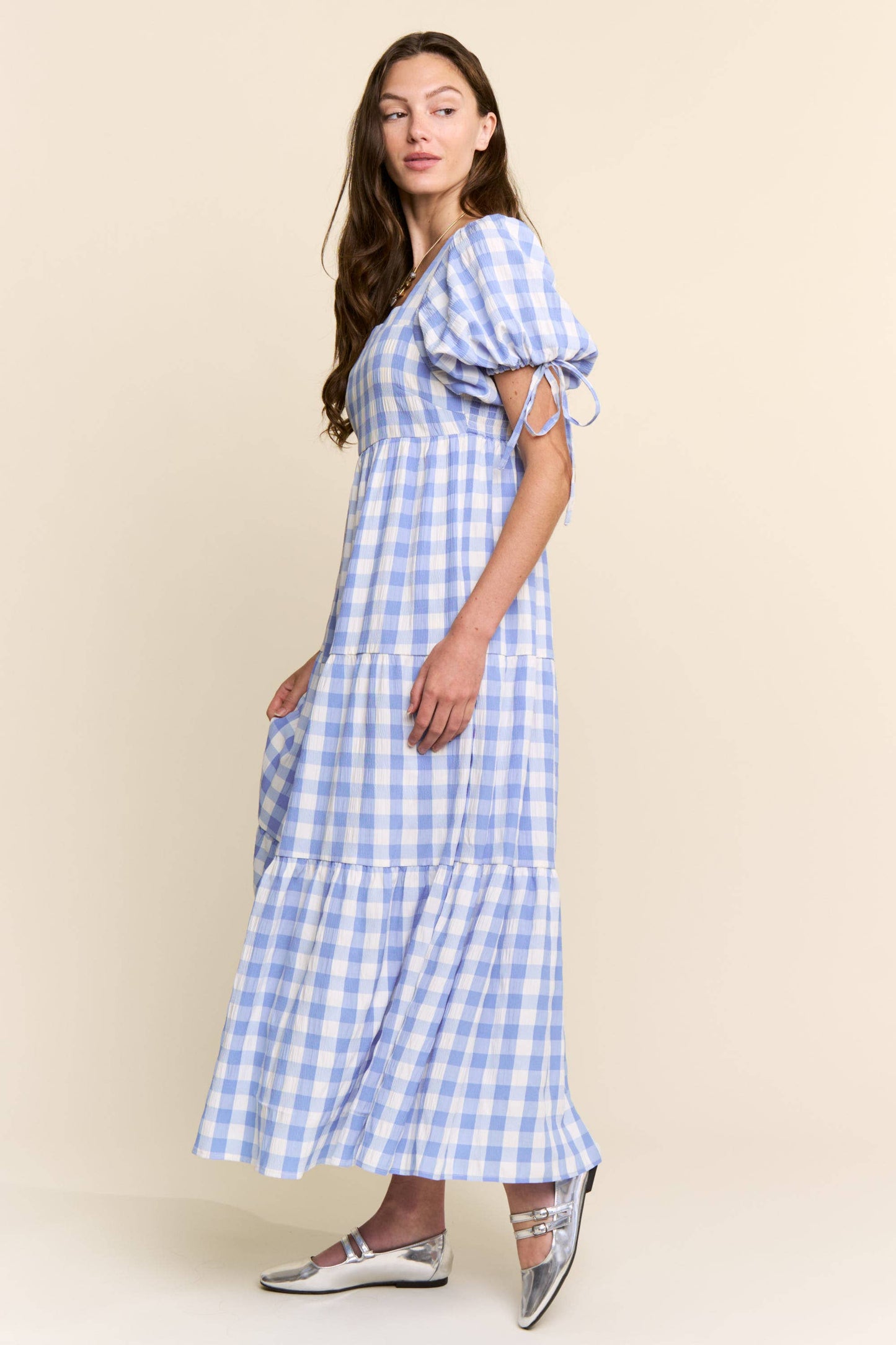 Bluebell Gingham Maxi Dress