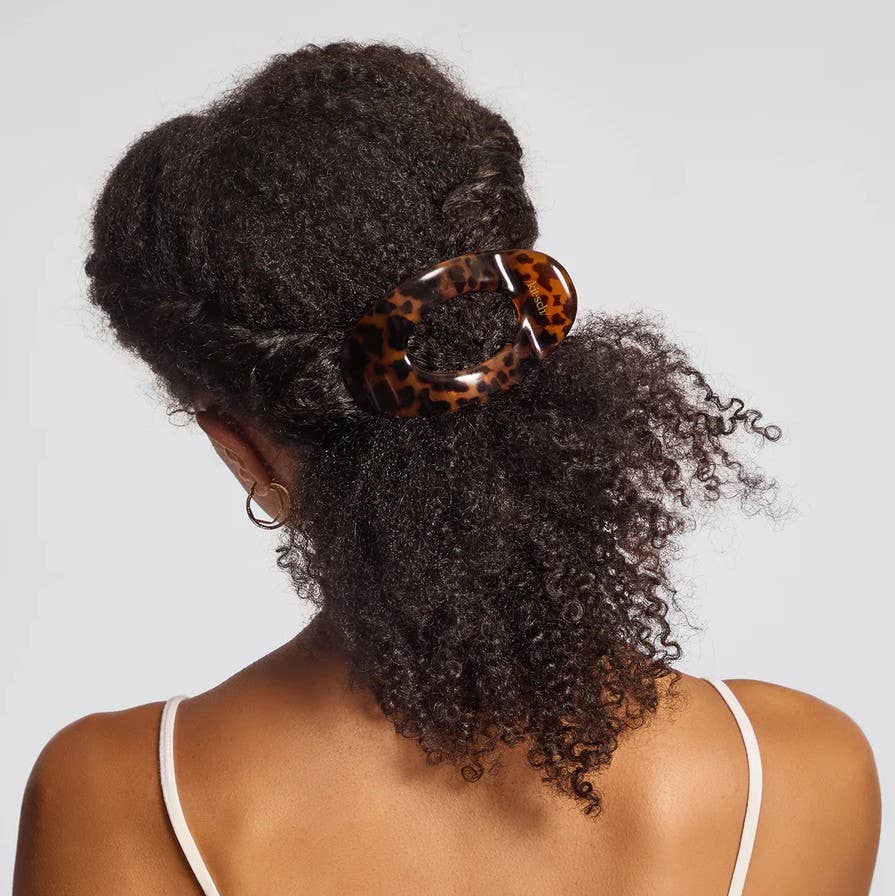 Recycled Plastic Medium Flat Cloud Clip - Tort