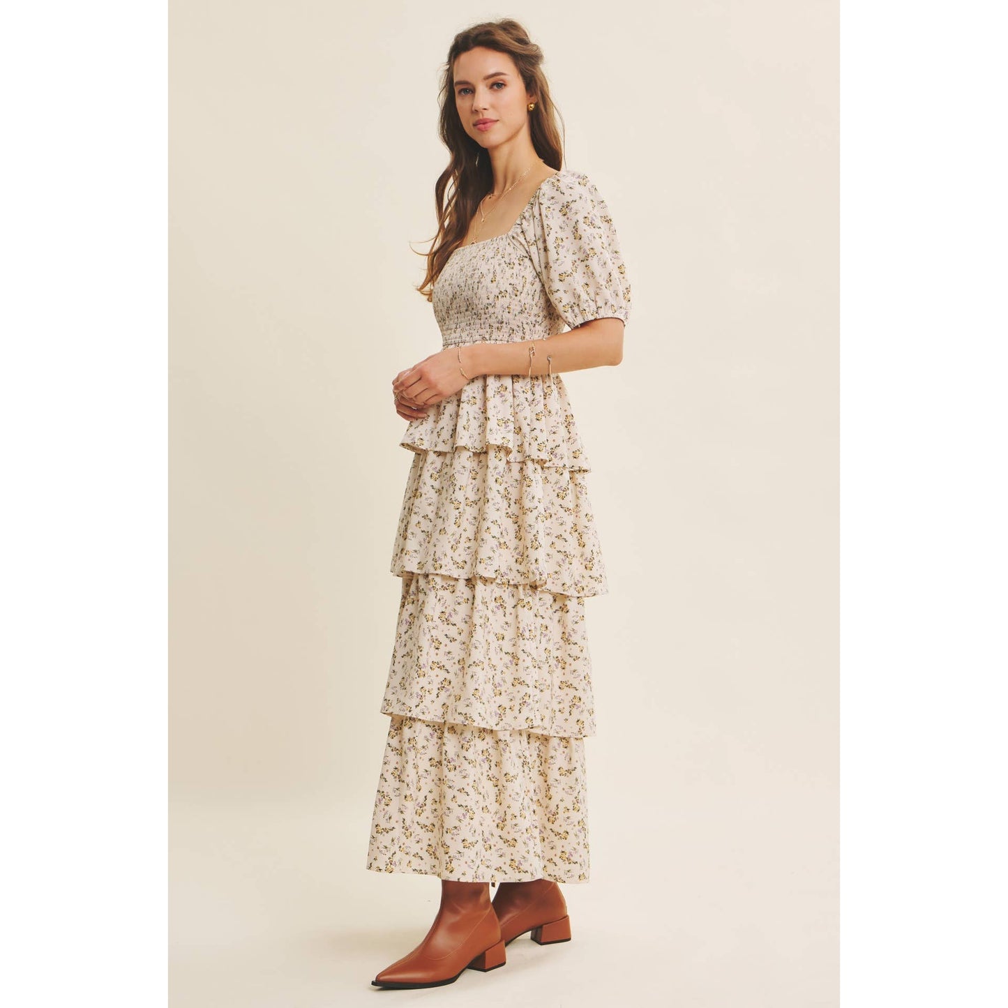 Backwoods Floral Maxi Dress