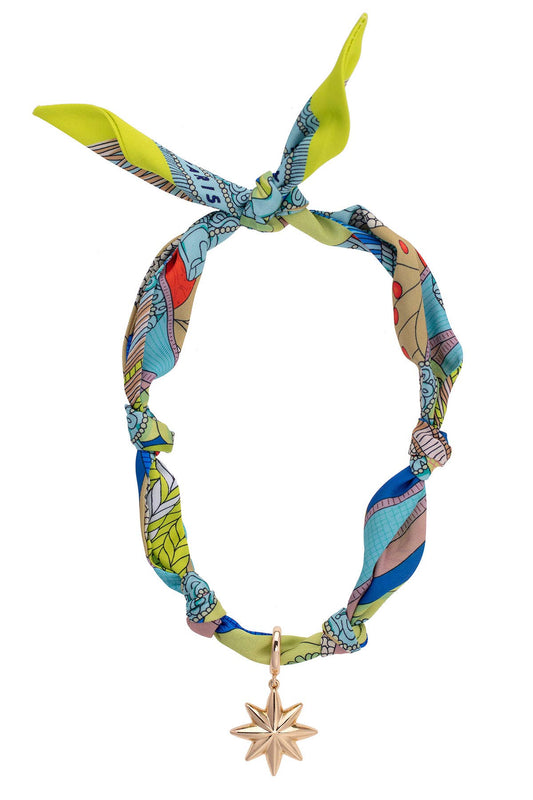 North Star Scarf Necklace