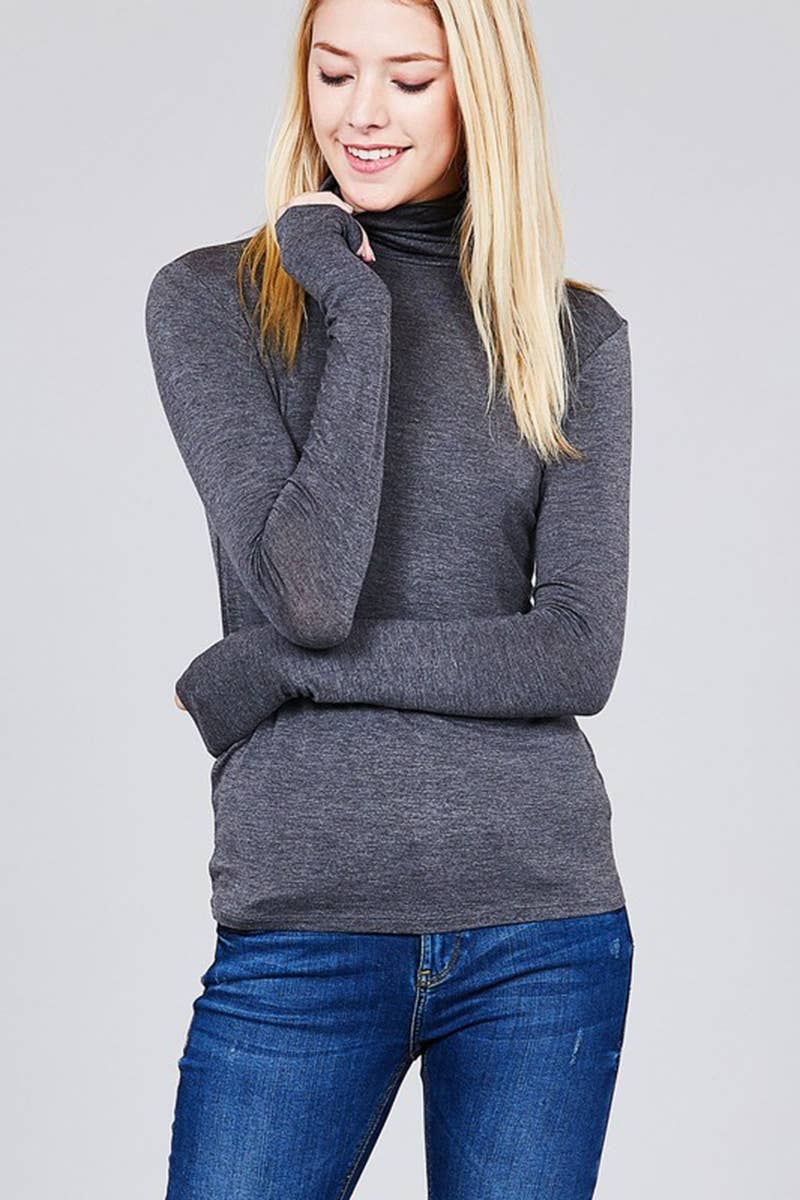 Basic Layer Turtleneck Top: DOORBUSTER