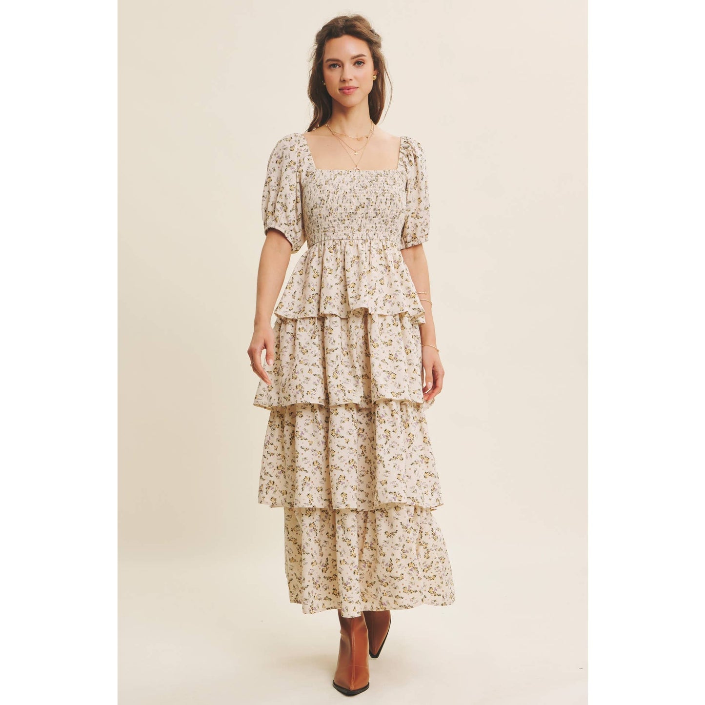 Backwoods Floral Maxi Dress