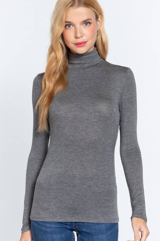 Basic Layer Turtleneck Top: DOORBUSTER