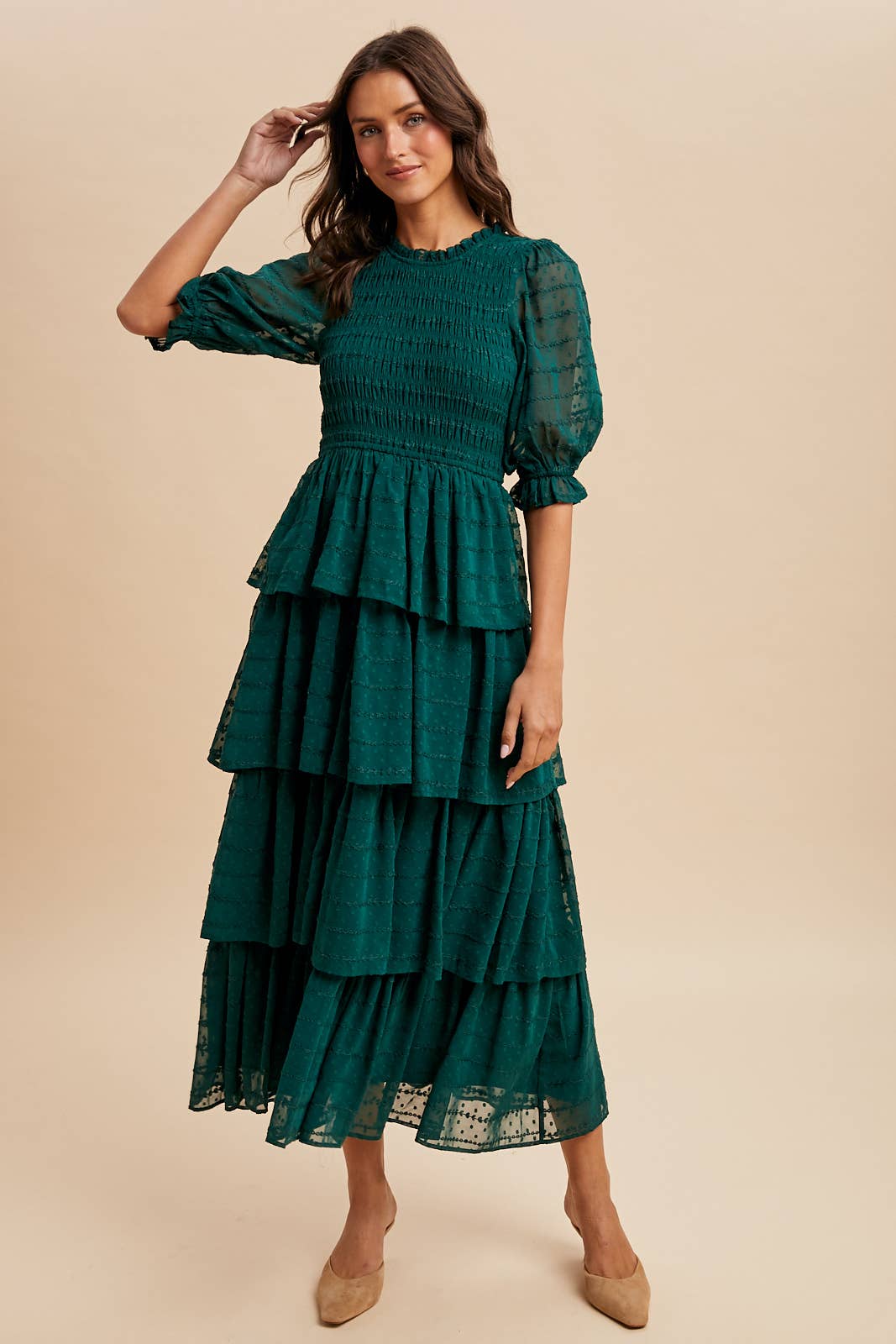 Sweet Evergreen Maxi Dress