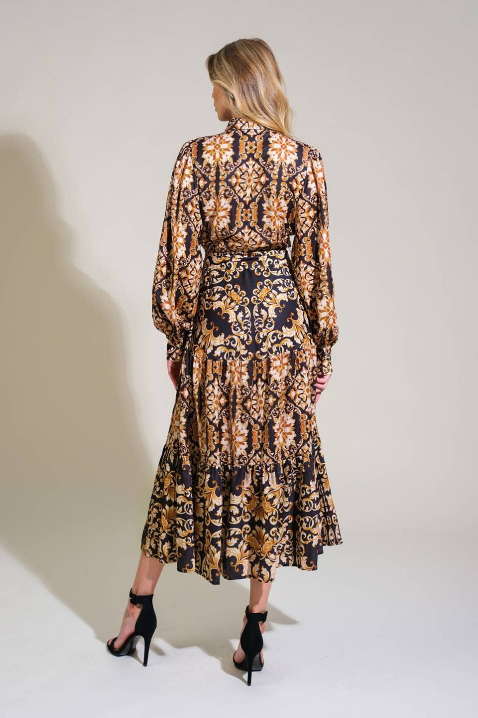 Sweet Sunburst Midi Dress