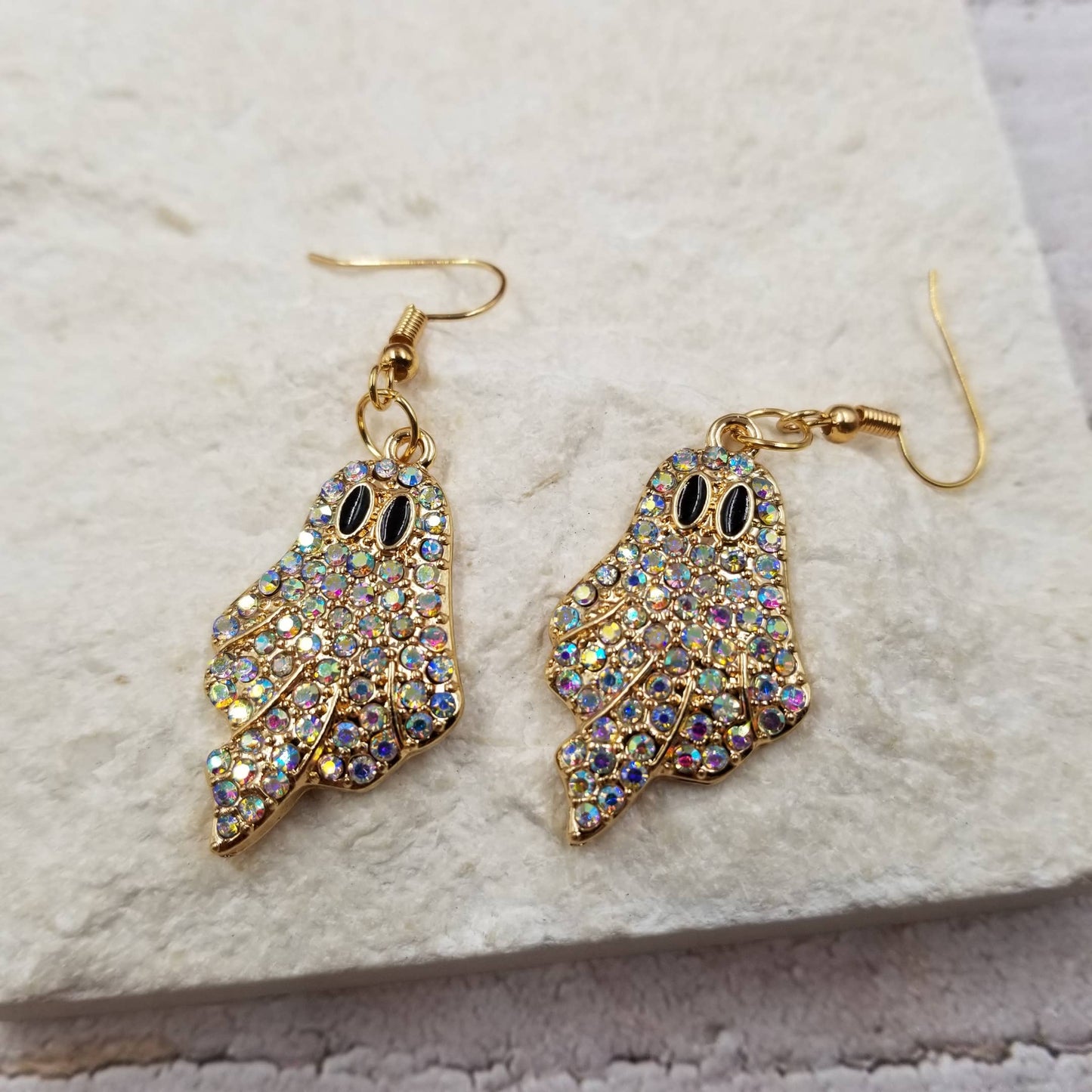Glitter Ghost Earrings