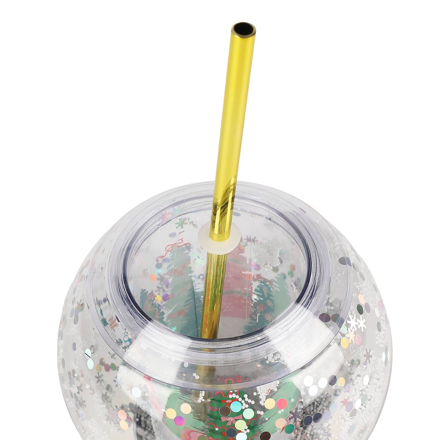 Snow Globe Sipper Cup