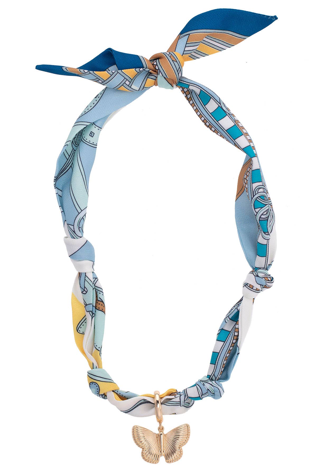 Butterfly Scarf Necklace