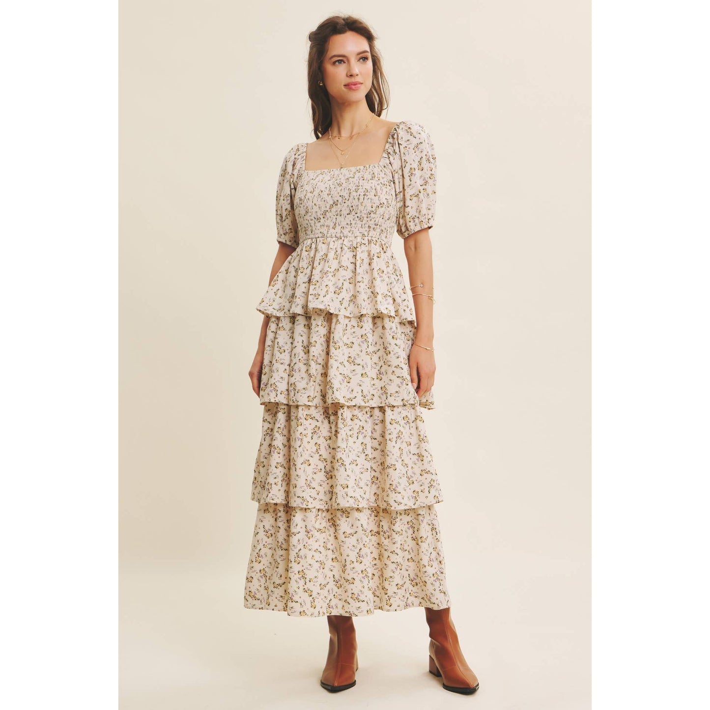 Backwoods Floral Maxi Dress