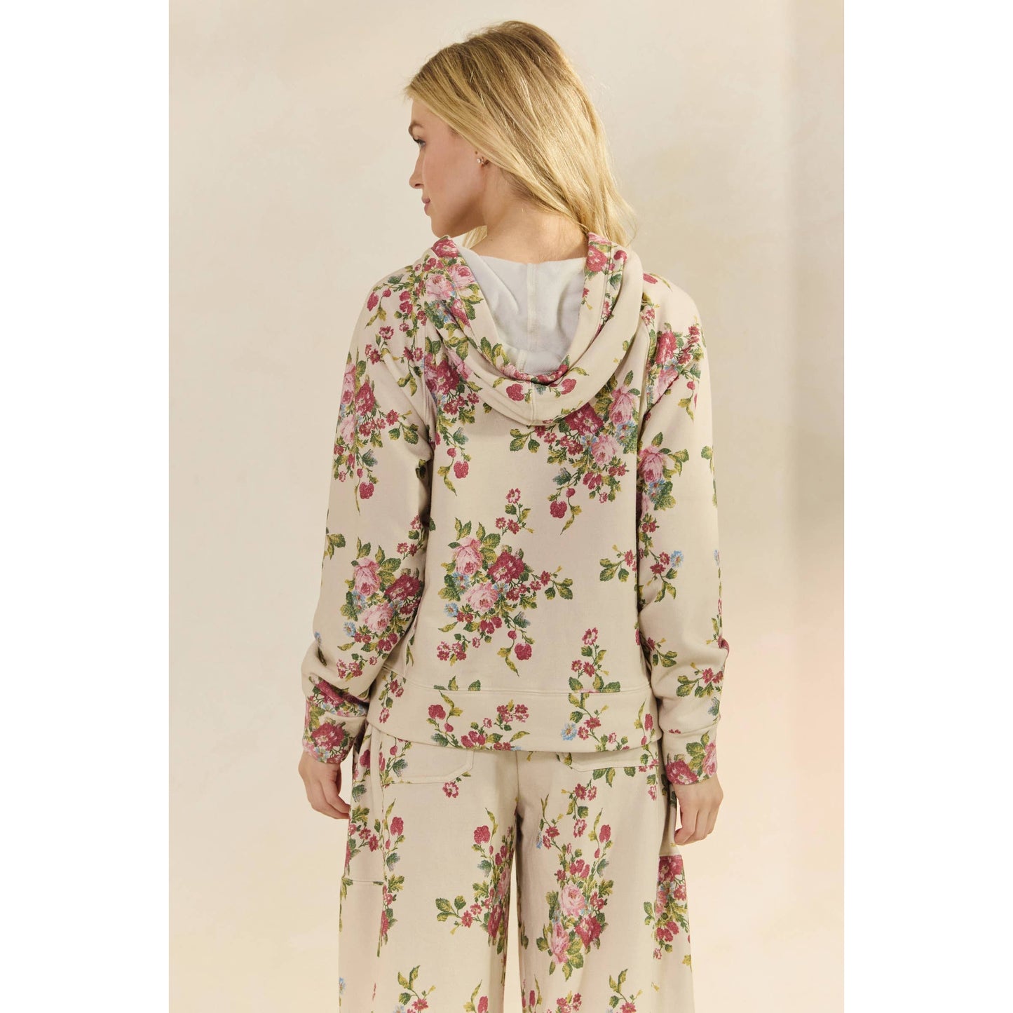 Ornate Floral Hoodie Set
