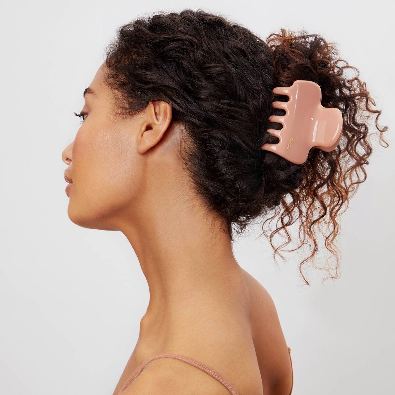 Recycled Plastic Puffy Cloud Clip-Rosewood