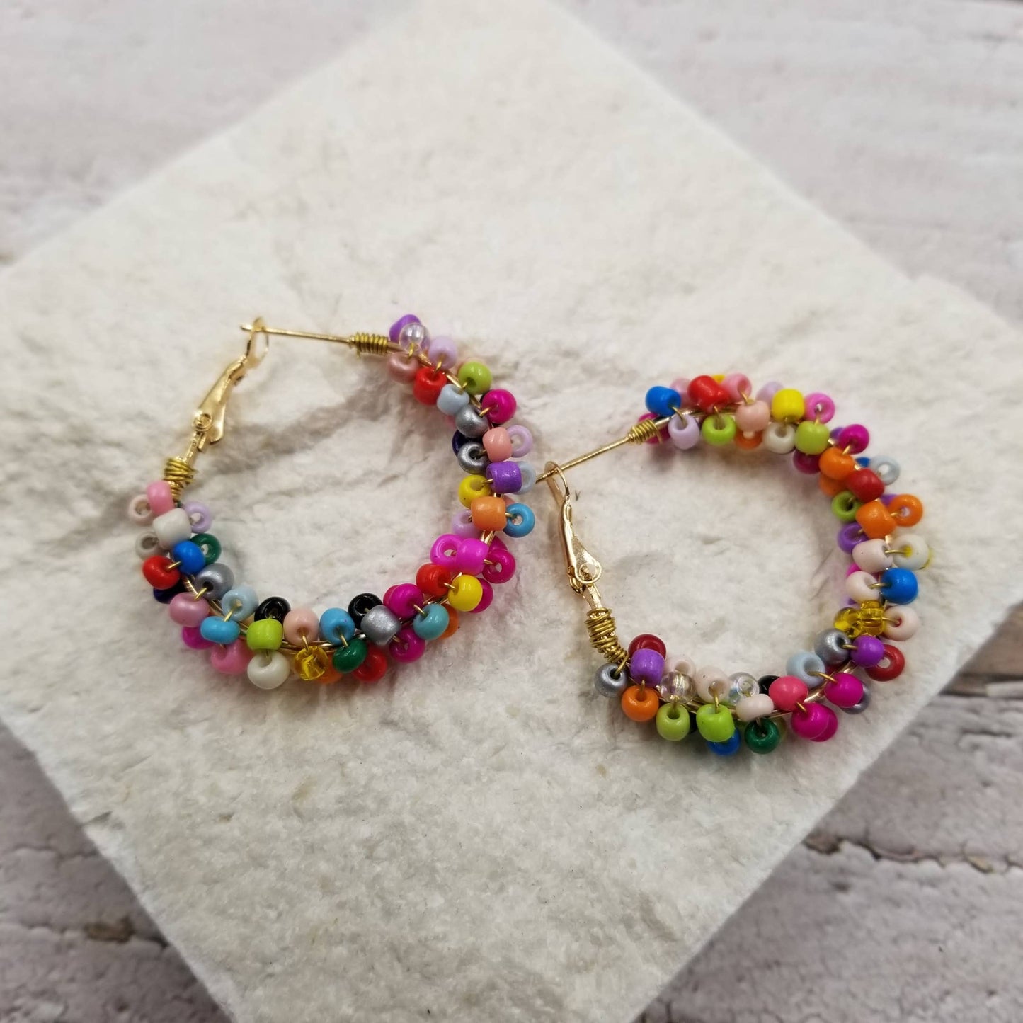 Colorful Mini Hoop Earrings