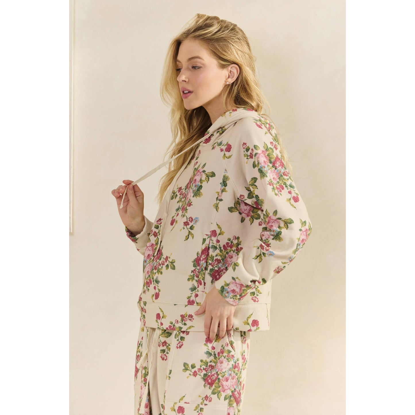 Ornate Floral Hoodie Set