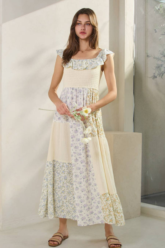 Sweet Dolly Patchwork Dress
