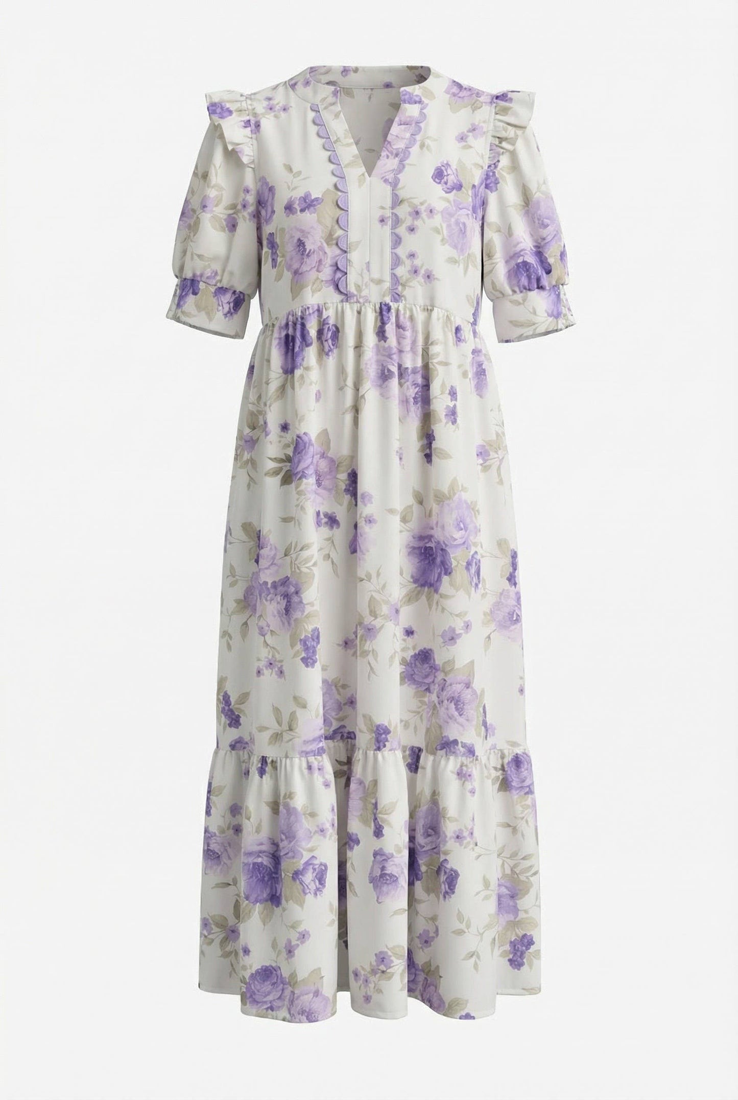 Lovely Lavender Midi Dress