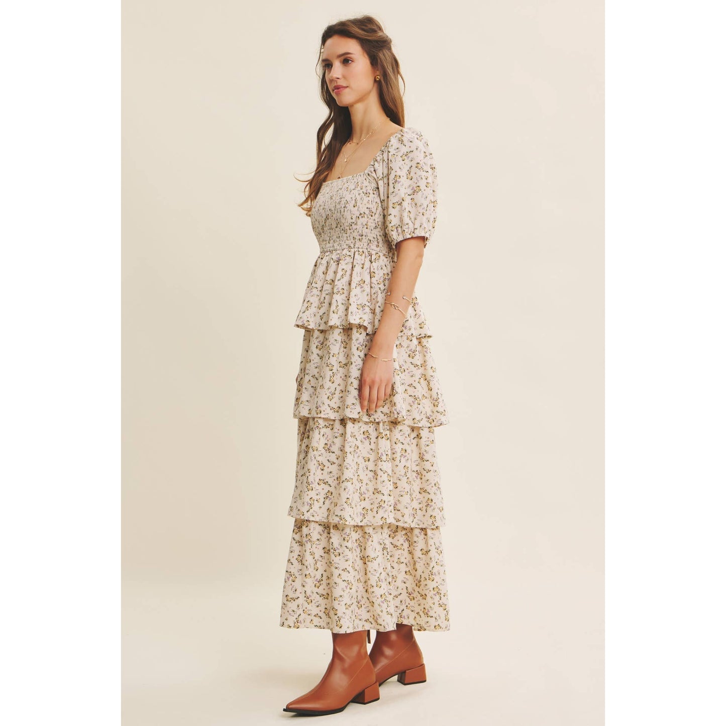 Backwoods Floral Maxi Dress