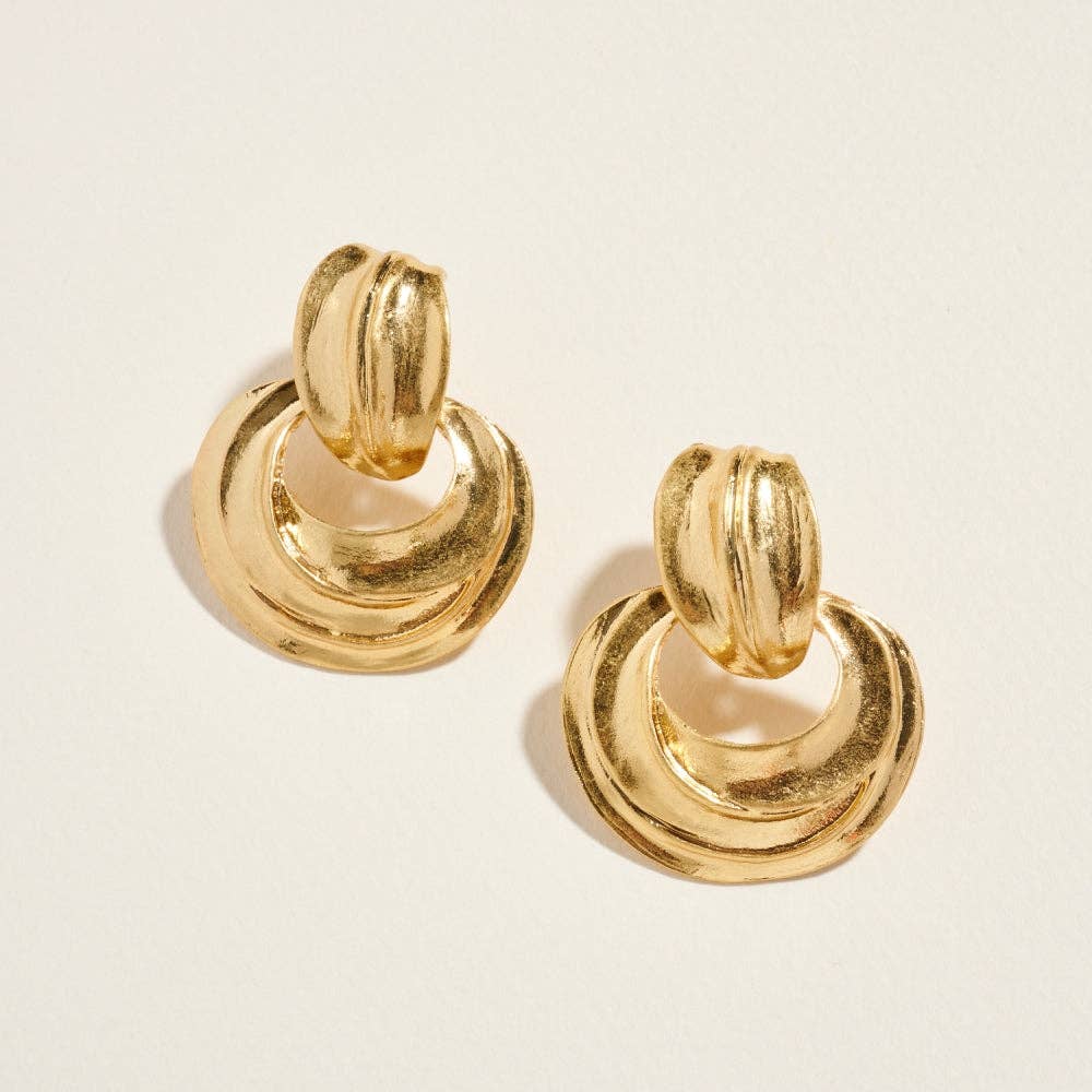 Golden Ring Earrings