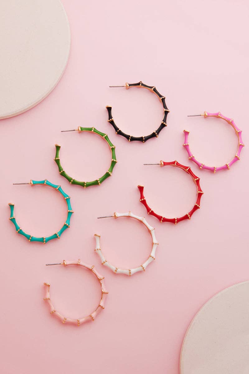 Styling Colorful Hoop Earrings