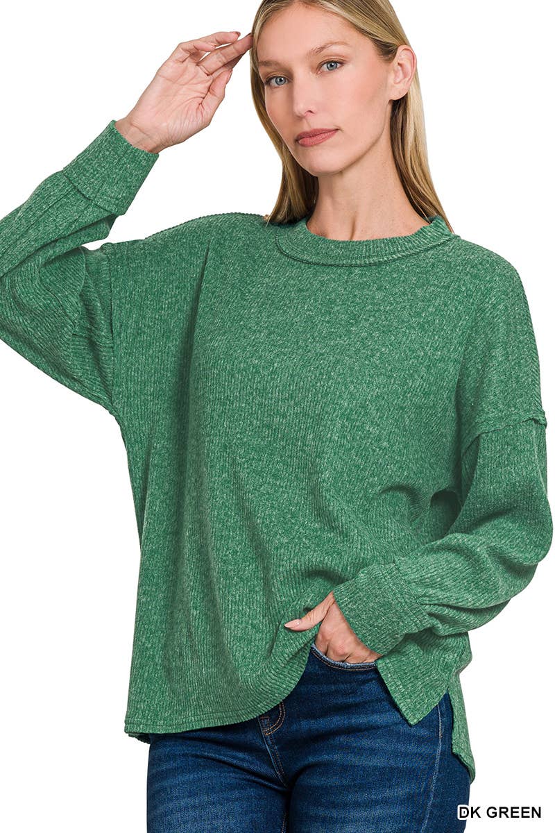 Hacci Exposed Seam Top: DOORBUSTER