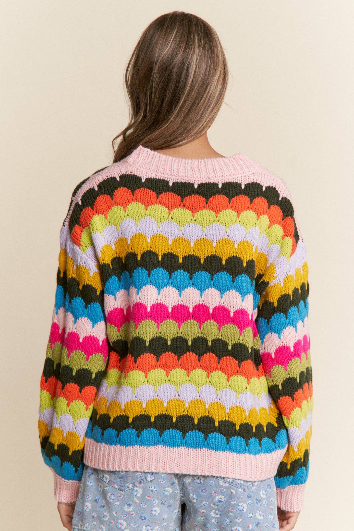 Scaly Chic Colorful Cardigan