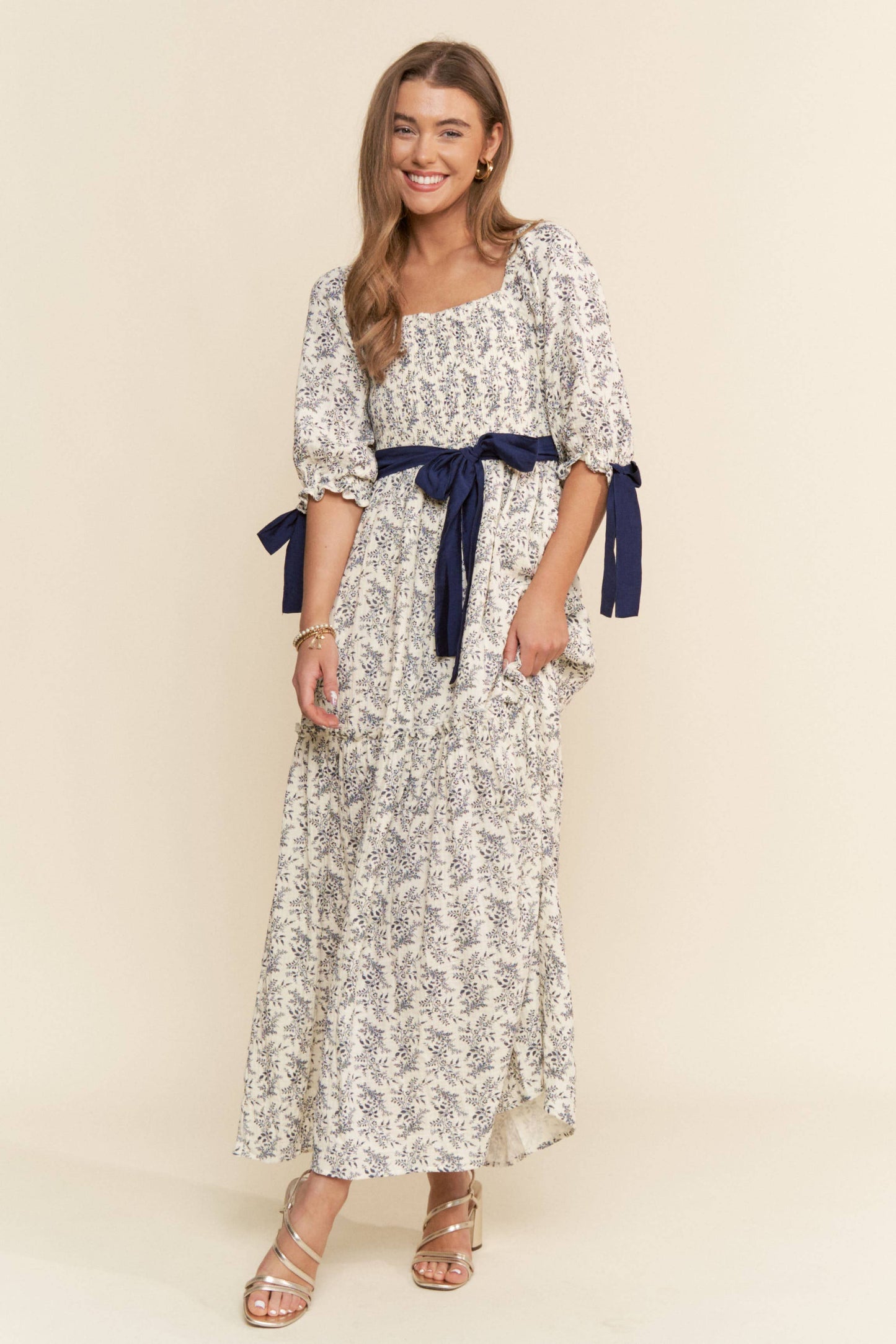 Timeless Floral Maxi Dress