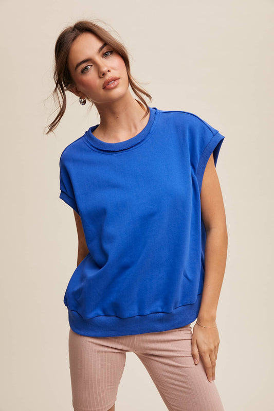 Sassy Sweat Vest Top