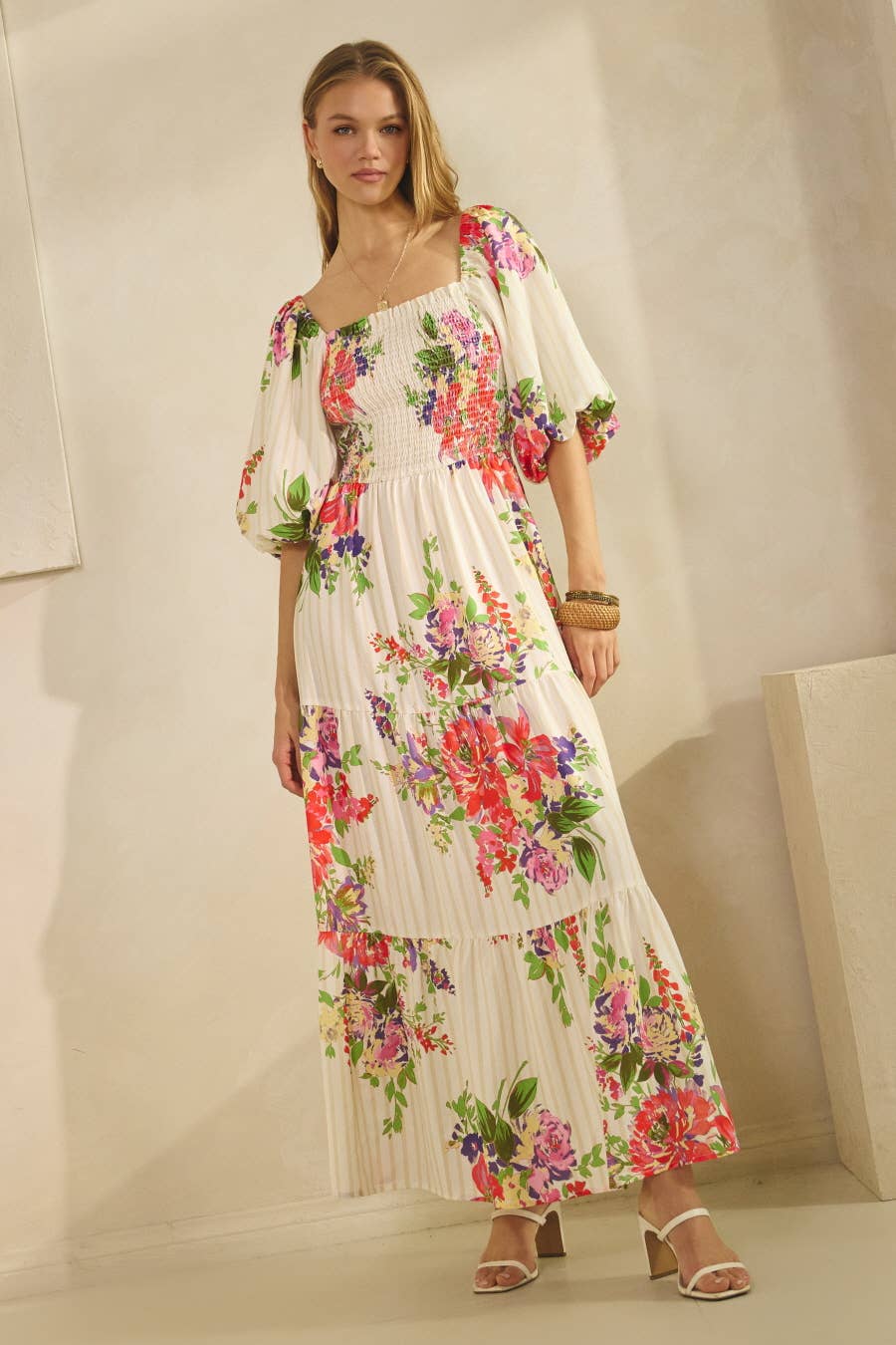Sweet Florals Maxi Dress