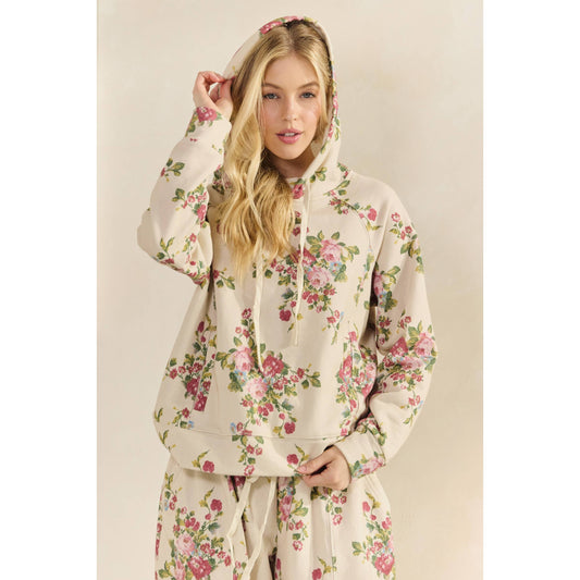 Ornate Floral Hoodie Set