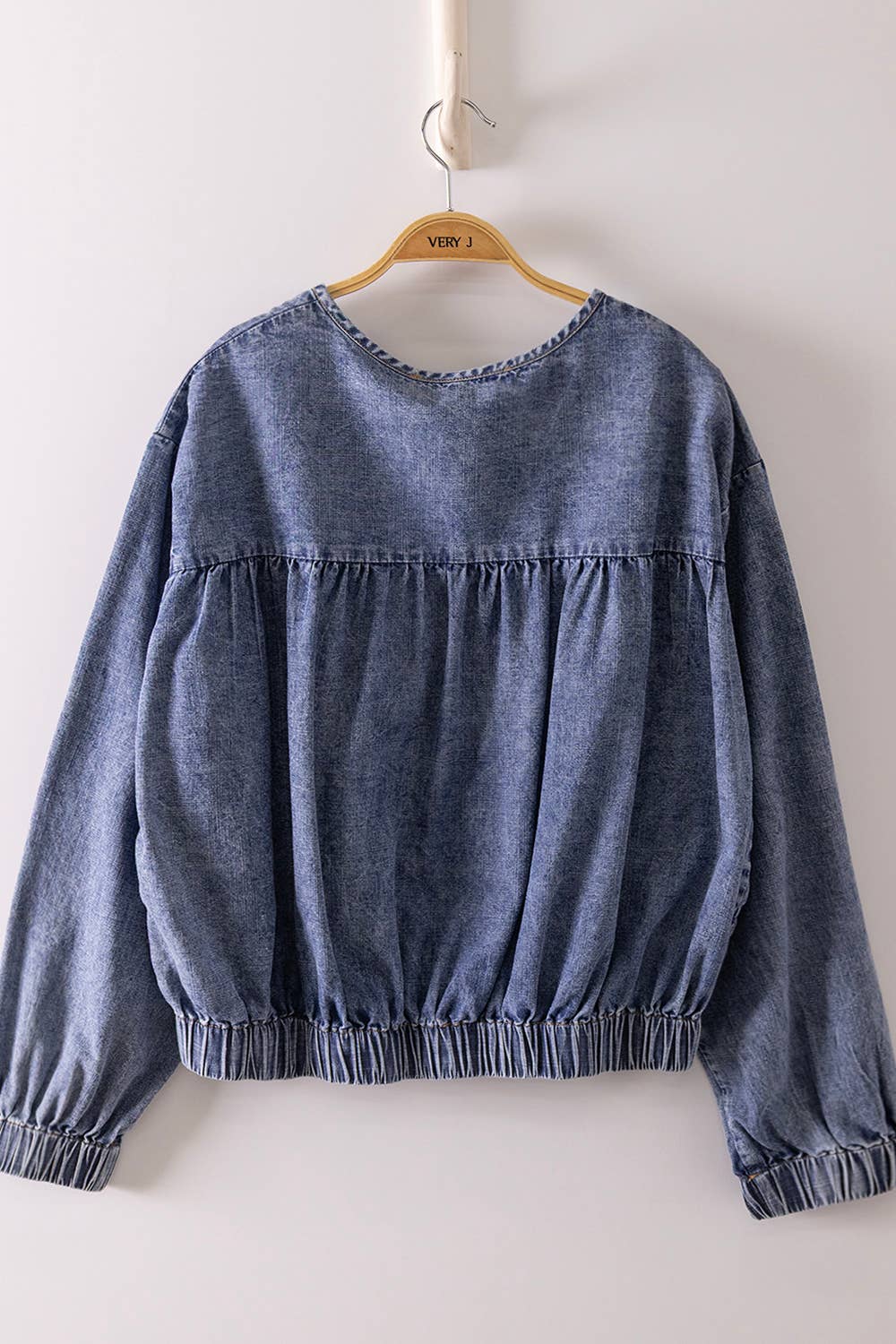 Tiered Denim Jacket
