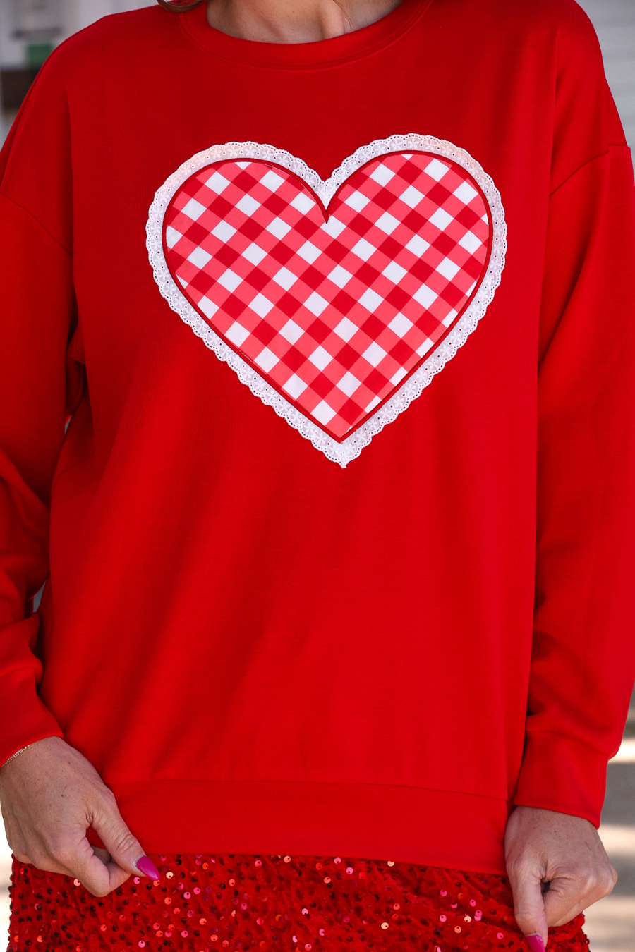 My Valentine Luxe Pullover Top