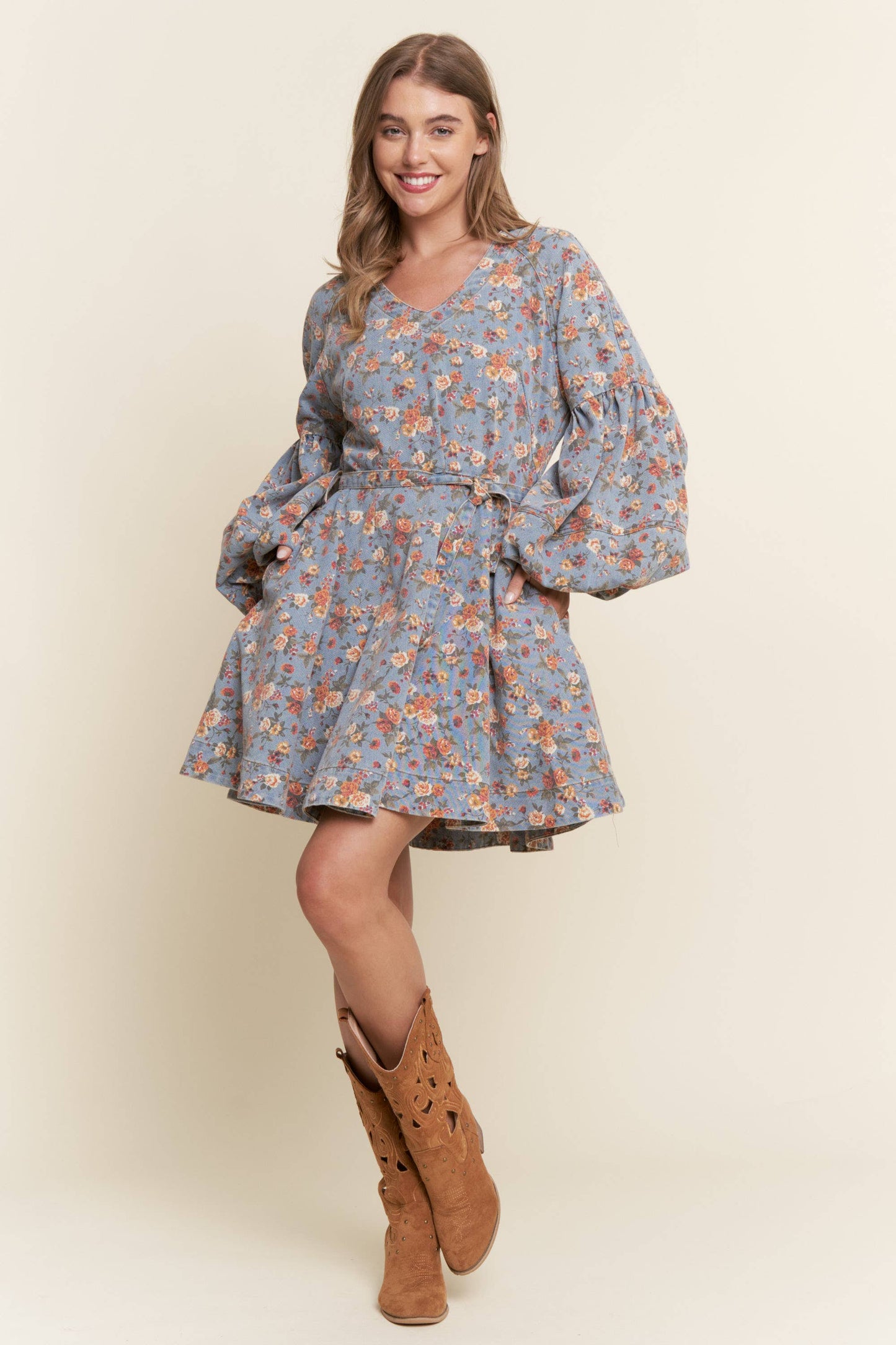 Country Sweetheart Denim Dress