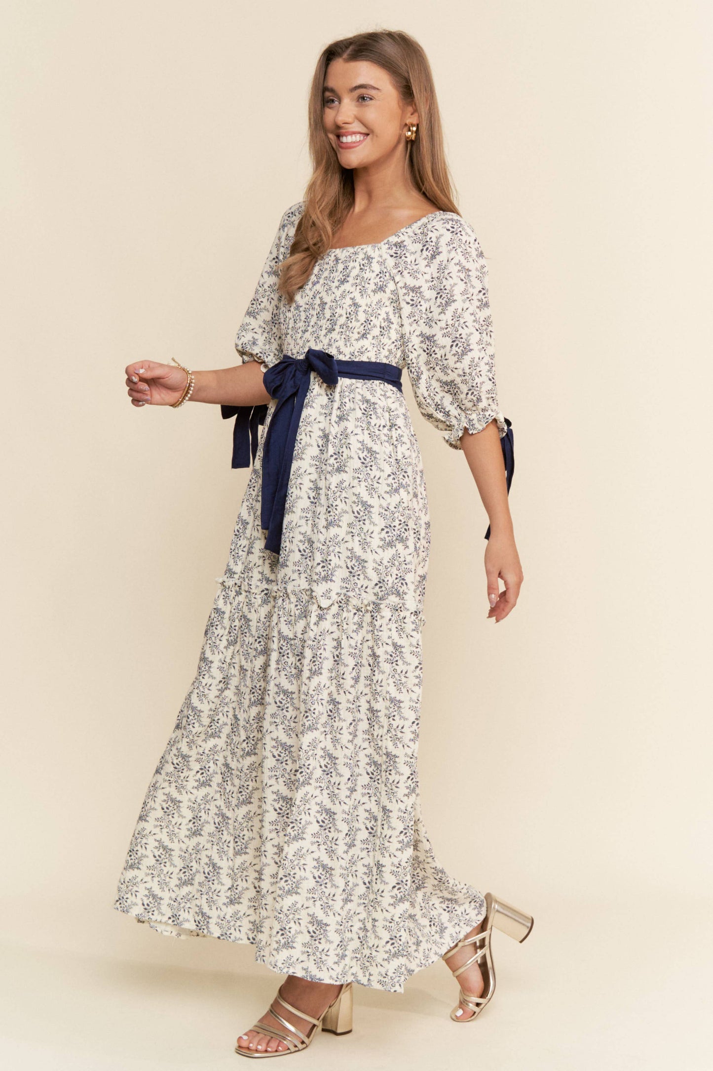 Timeless Floral Maxi Dress