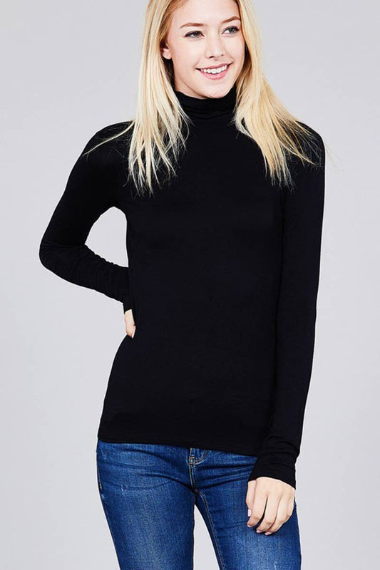Basic Layer Turtleneck Top: DOORBUSTER