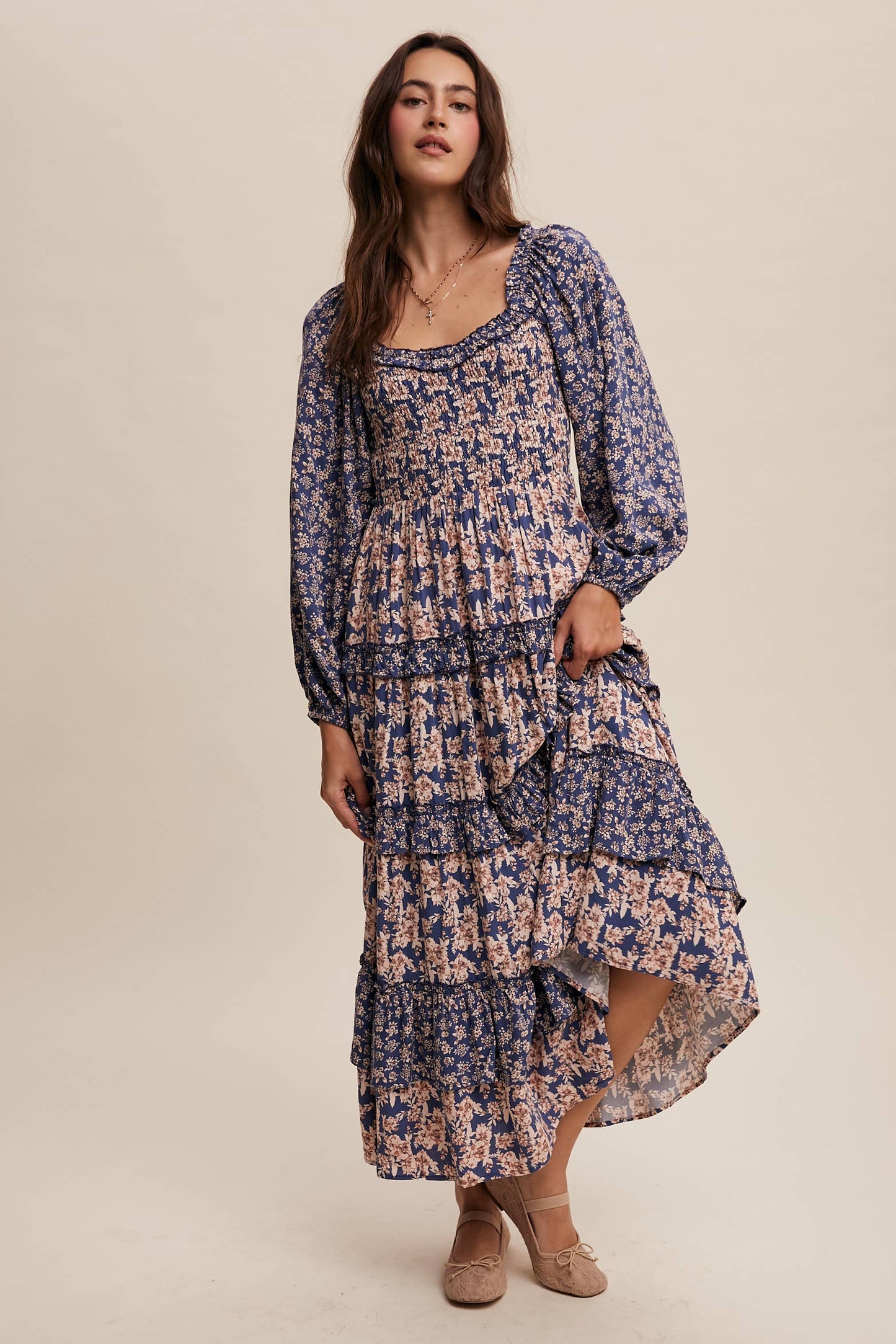 Western Beauty Maxi Dress
