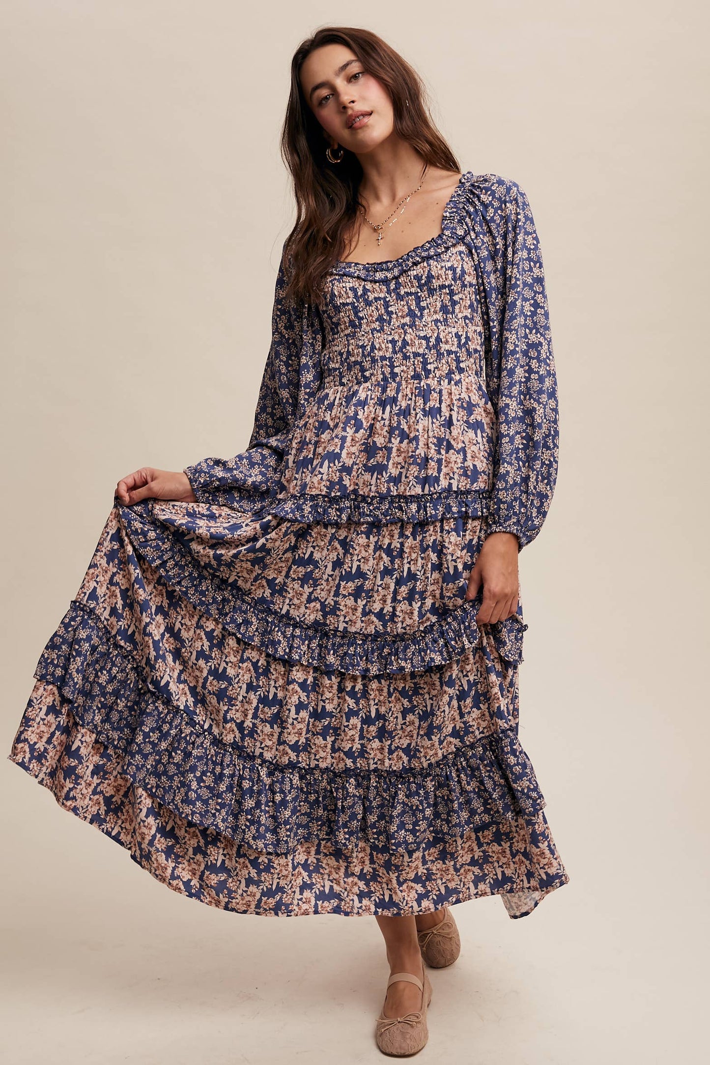 Western Beauty Maxi Dress
